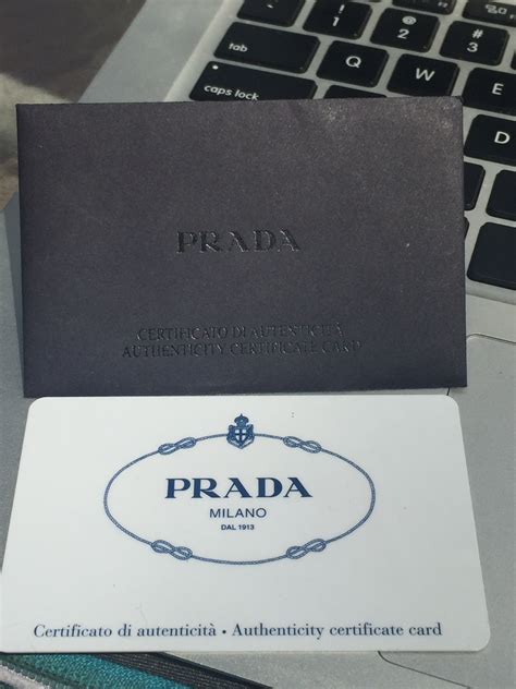 knock off prada bags|Prada authenticity card.